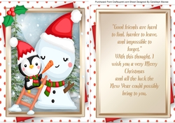 A5 , Dressing The Snowman 