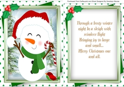 A5 , Frosty The Snowman 