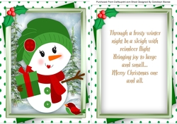 A5 , Lovely Snowlady