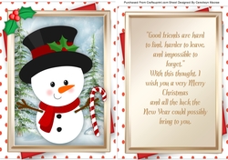 A5 , The Top Hat Snowman