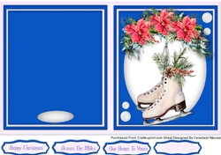 Print, Cut, and Fold, Christmas Boots