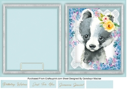 Print, and Cut , Beautiful Badger