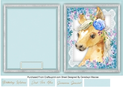 Print, and Cut , Beautiful Foal