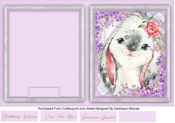 Print, and Cut , Beautiful Rabbit 
