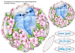 Beautiful Birds and Blossom