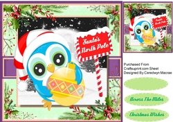 Owls Gold Bauble