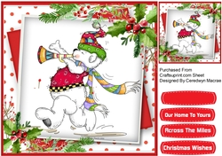 Christmas Horn Bear