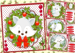 4,Beautiful Christmas Fos card