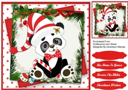 Lovely Christmas Panda