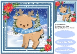 Beautiful Reindeer Babe 