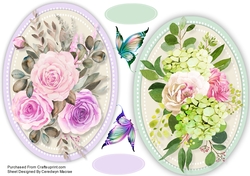 2 Lilac and Rose Toppers 