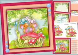 8x8 Mini Kit , Bluebell Mushroom Mice