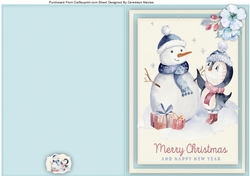 Print, Cut, and Fold ,Dressing The Snowman