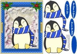 A5 , Penguins Keeping Warm