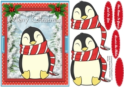 A5 , Penguins Keeping Warm
