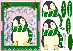 A5 , Penguins Keeping Warm