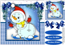 Ski-ing Snowman