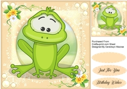Gorgeous Freddie Frog 