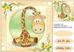 Gorgeous Gerry The Giraffe