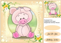 Gorgeous Porkie Pig
