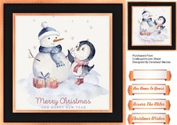 Snowman and Penguin 