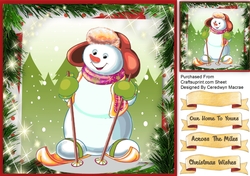 Ski-ing Snowman