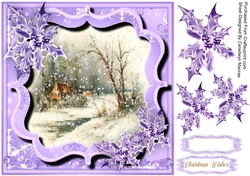 Beautiful Lilac Christmas Bracket