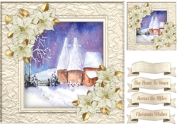 Oast House In the Snow