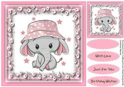 Ellie in a Pink Hat  