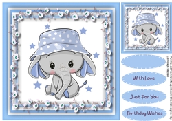 Ellie in a Blue Hat  