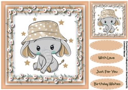 Ellie in a Beige Hat