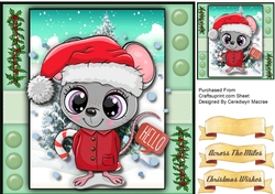 Adorable Christmas Mouse