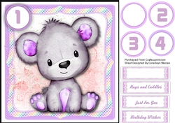 Gorgeous Little Lilac Bear