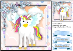 Beautiful Unicorn and Blossom