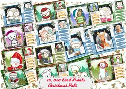14, Christmas Card fronts with Verse 