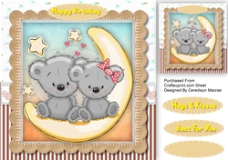 Teddies Love You To The Moon and Back