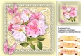 Pink Roses on a Scroll Mat