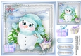 Jolly Snowman , Blue