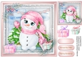 Jolly Snowman , Pink