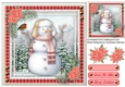 Gorgeous Snowman and Robin 3