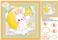 Beautiful Rabbit on the Moon