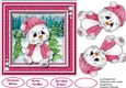Gorgeous Snowbaby in a Pink Outfit 7x7