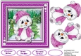 Gorgeous Snowbaby in a Lilac Outfit 7x7