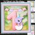 7x7 Mini Kit , Dinos 1st Birhday