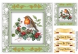 8x8 Quick Card The Christmas Robin 1