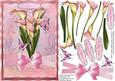 Beautiful Calla Lillies and Butterflys in Pink