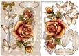 Lovely Copper Roses on a Lace Mat