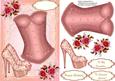 Lovely Basque and Shoes in Pink