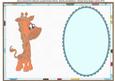 Lovely Incert with Baby Giraffe