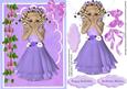 Beautiful Flower Fairy in Lilac